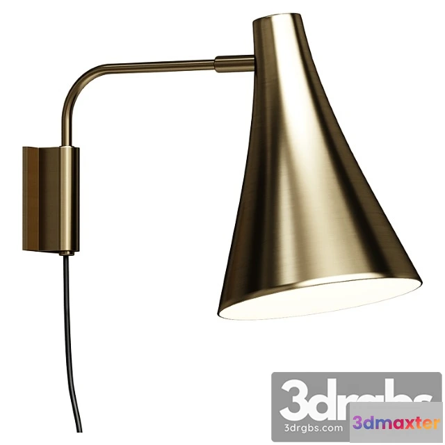 1052296 - Antique bronze finish wall lamp, jameson