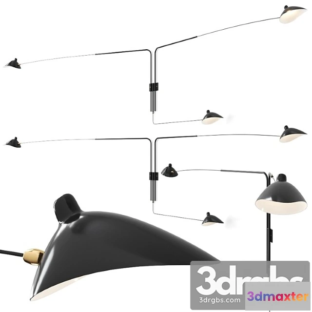 1052298 - Ap3b by serge mouille сontemporary wall lamp