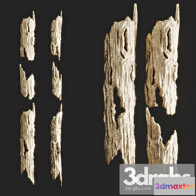 1052404 - Bark wall light wood vetvi store