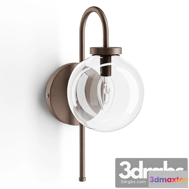 1052536 - Claremont glass globe sconce