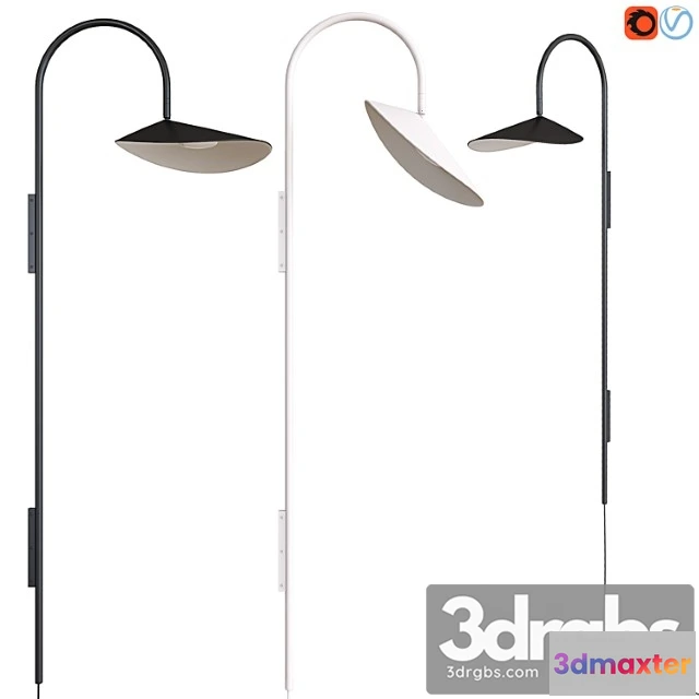 1052712 - Ferm living arum wall lamp tall