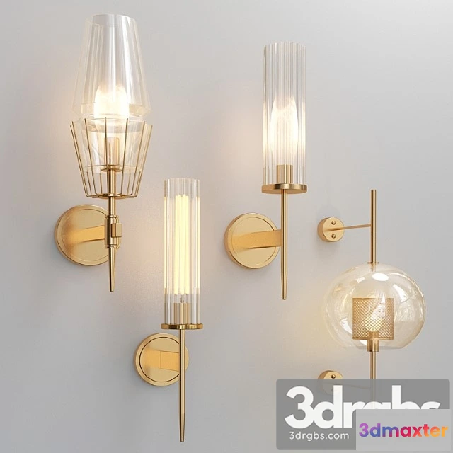 1052740 - Four nice wall lights 2