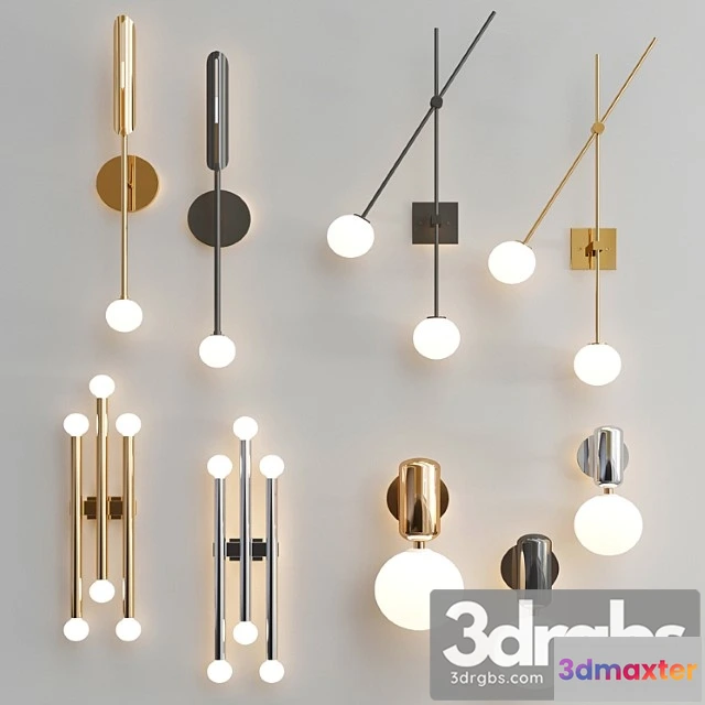 1052742 - Four nice wall lights 7