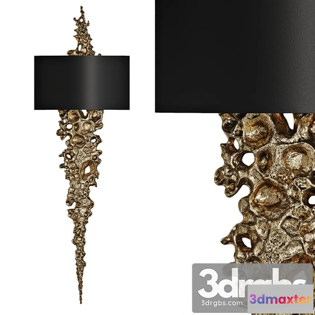 1052786 - Gold wall light lava vetvi store