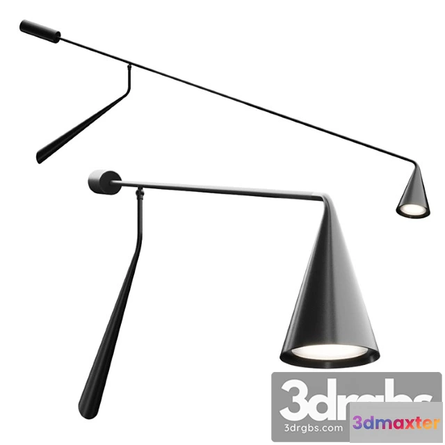 1052792 - Gordon wall conical diffuser lamp by corrado dotti