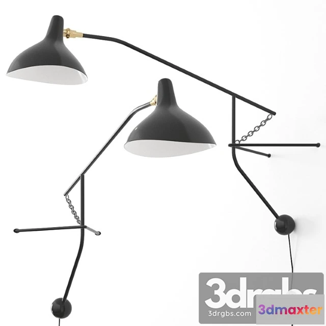 1053128 - Mantis bs2 bl wall light by dcw éditions