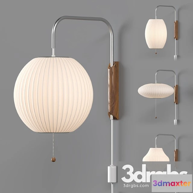 1053234 - Nelson bubble wall sconce cabled collection