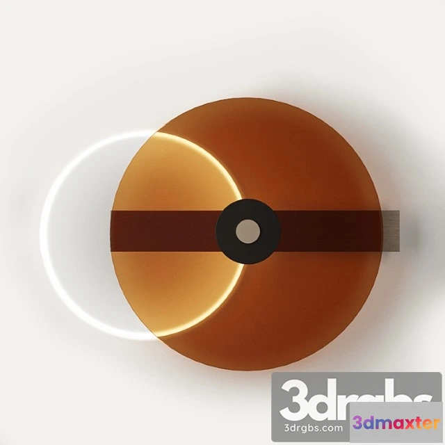 1053480 - Sconce space disk wall lamp