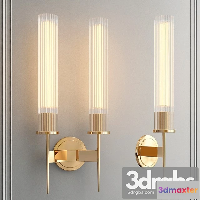1053496 - Sconce with glass shade