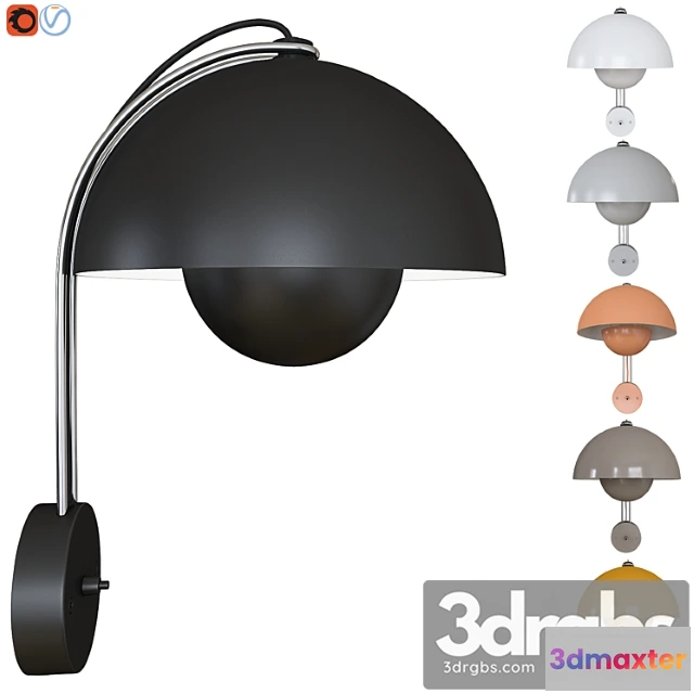 1053716 - Wall lamp flowerpot vp8 by &tradition