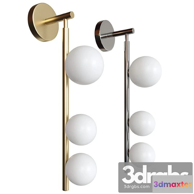 1053750 - Wall lamp nickels corner design