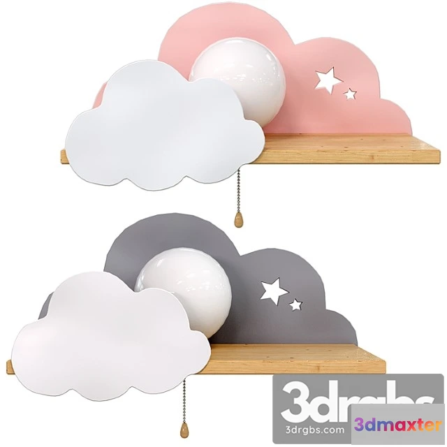 1053798 - Wall lamp with shelf for children