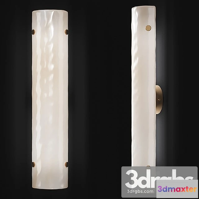 1053888 - Willamette 28 led pearl white fluted sconce
