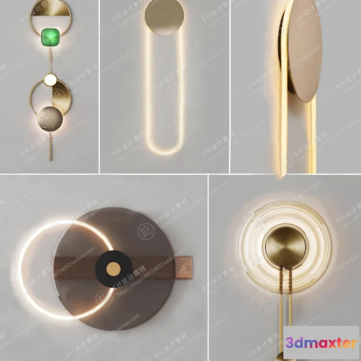 1130352 - Wall Lamp - 3D Models - 2311