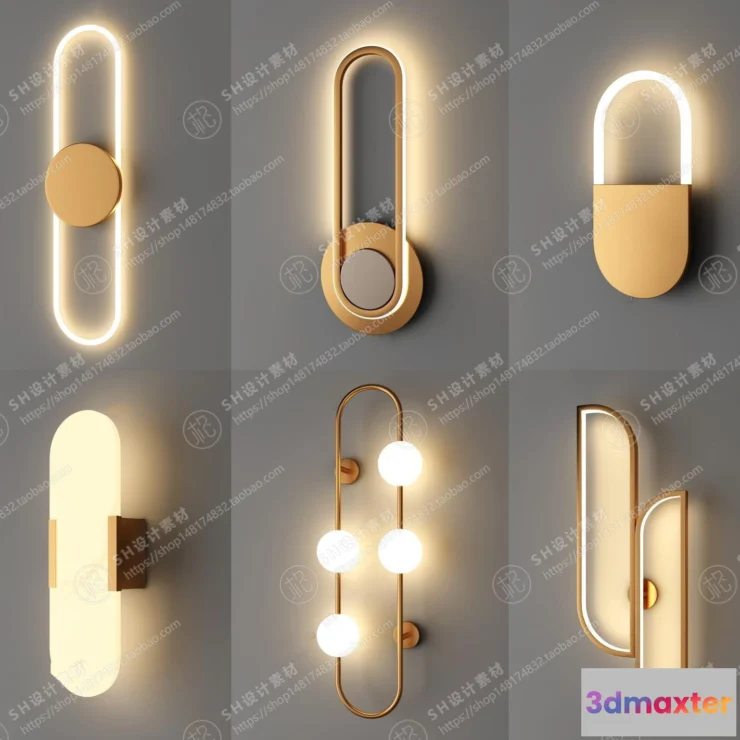 1130354 - Wall Lamp - 3D Models - 2312