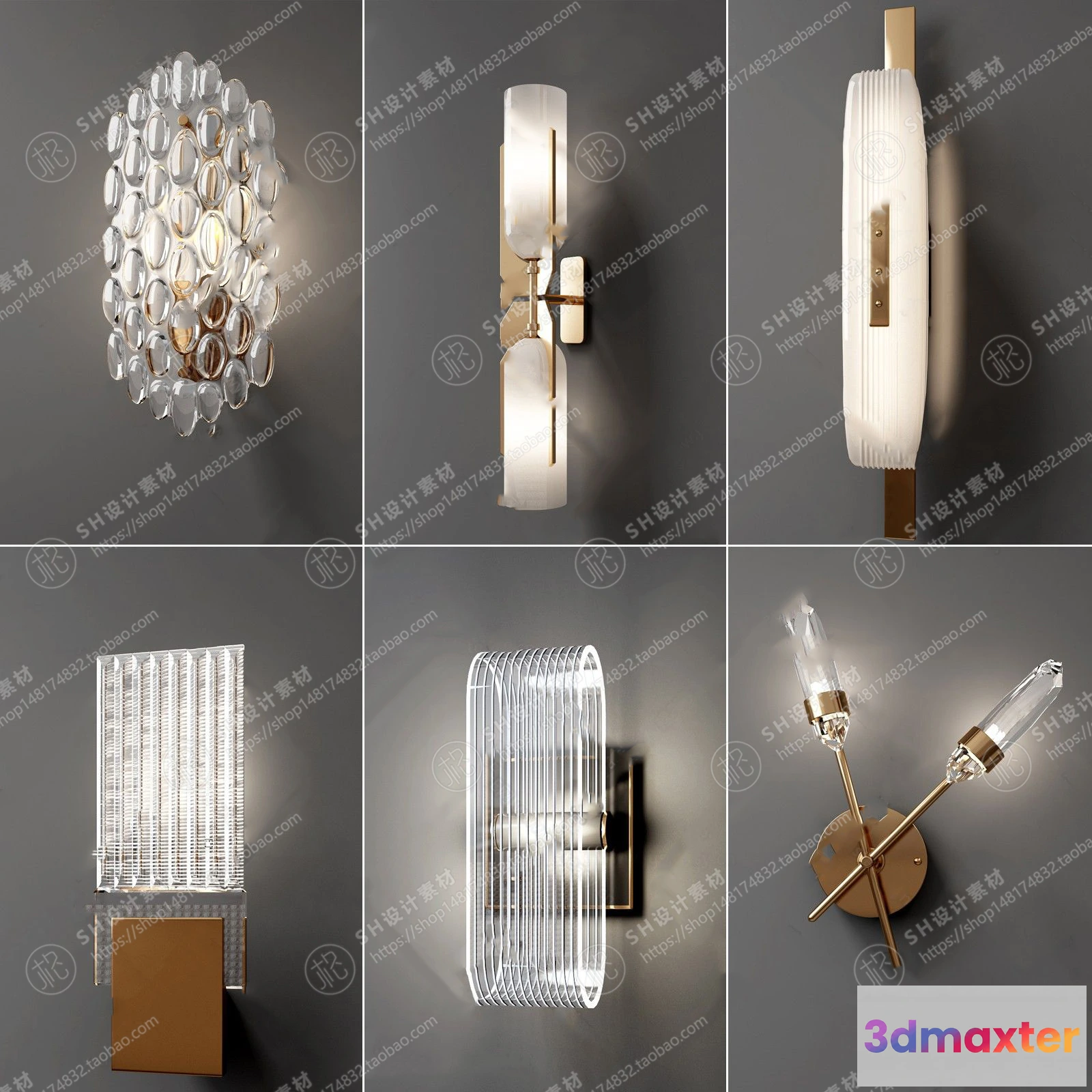 1130362 - Wall Lamp - 3D Models - 2316