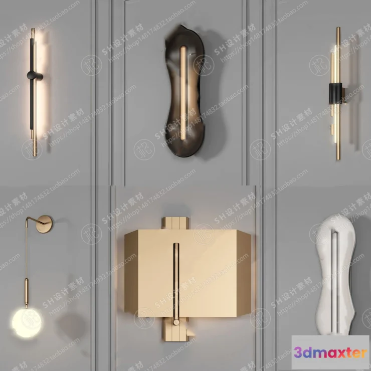 1130366 - Wall Lamp - 3D Models - 2318