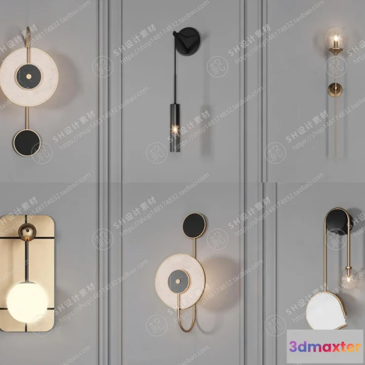 1130370 - Wall Lamp - 3D Models - 2320