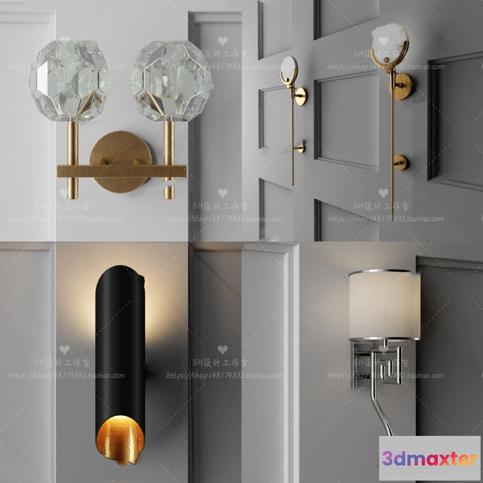 1130372 - Wall Lamp - 3D Models - 2321