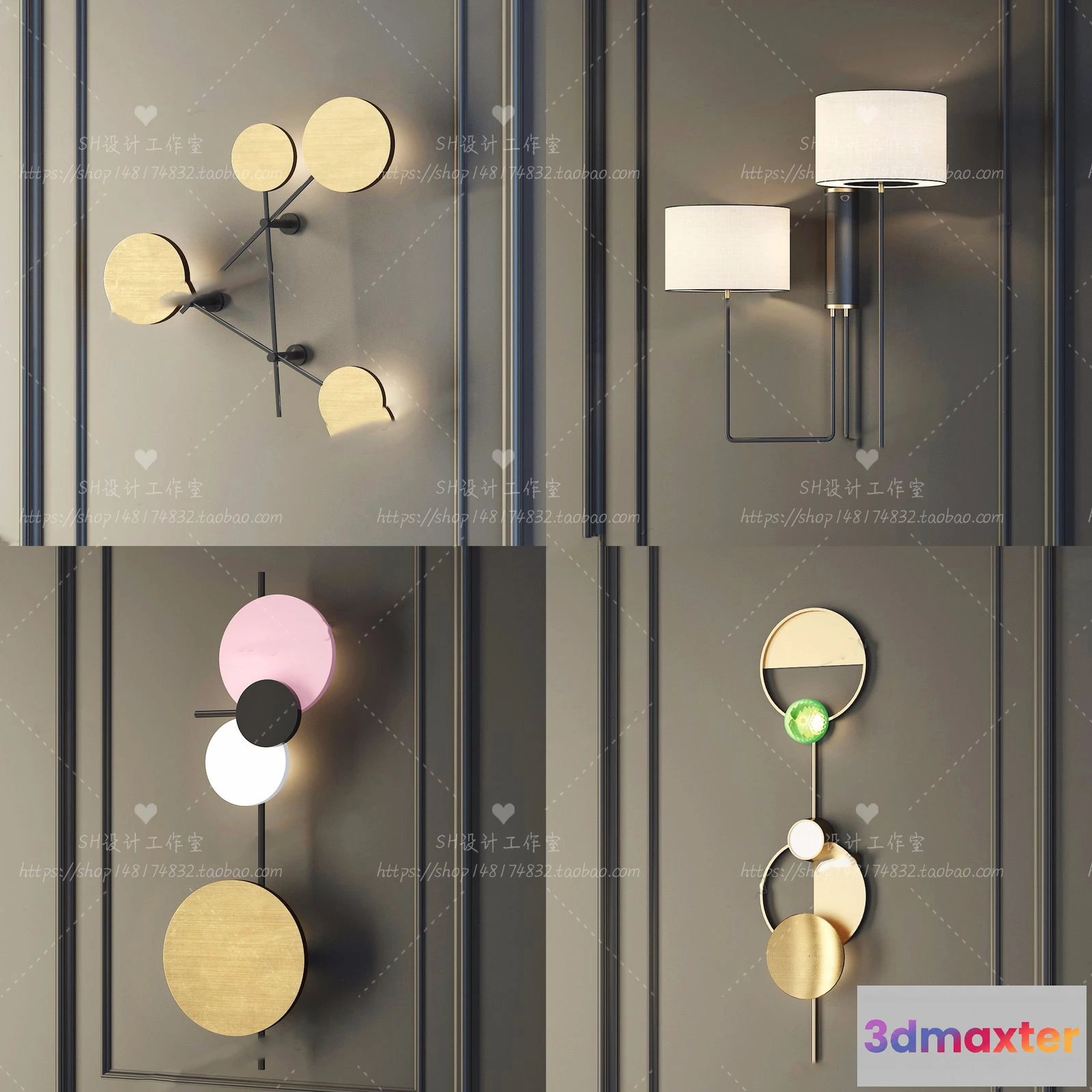 1130374 - Wall Lamp - 3D Models - 2322