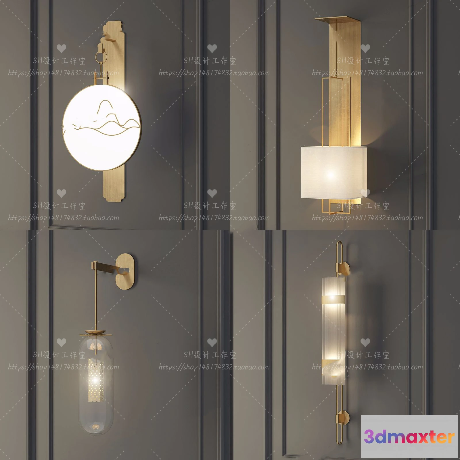 1130378 - Wall Lamp - 3D Models - 2324