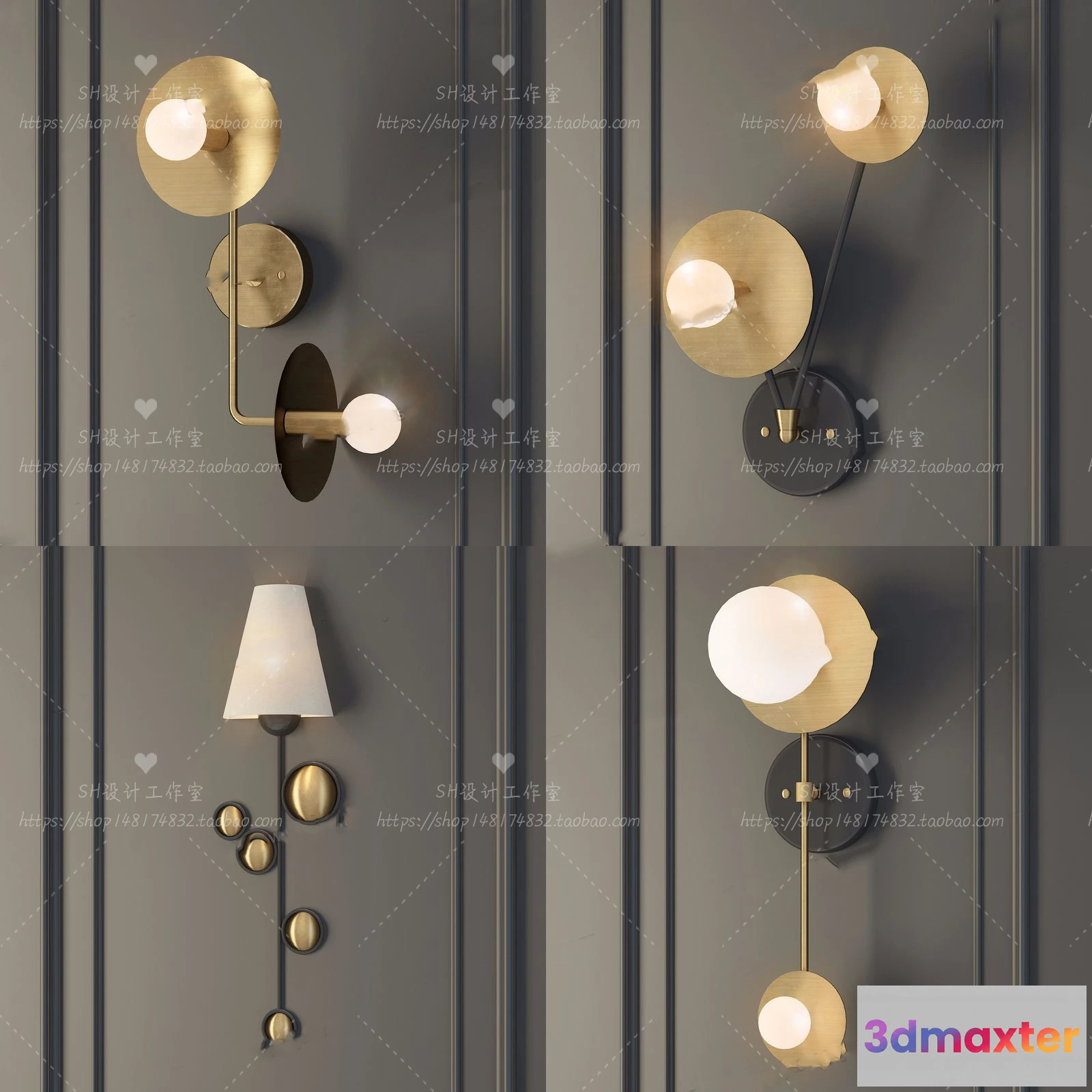 1130384 - Wall Lamp - 3D Models - 2327