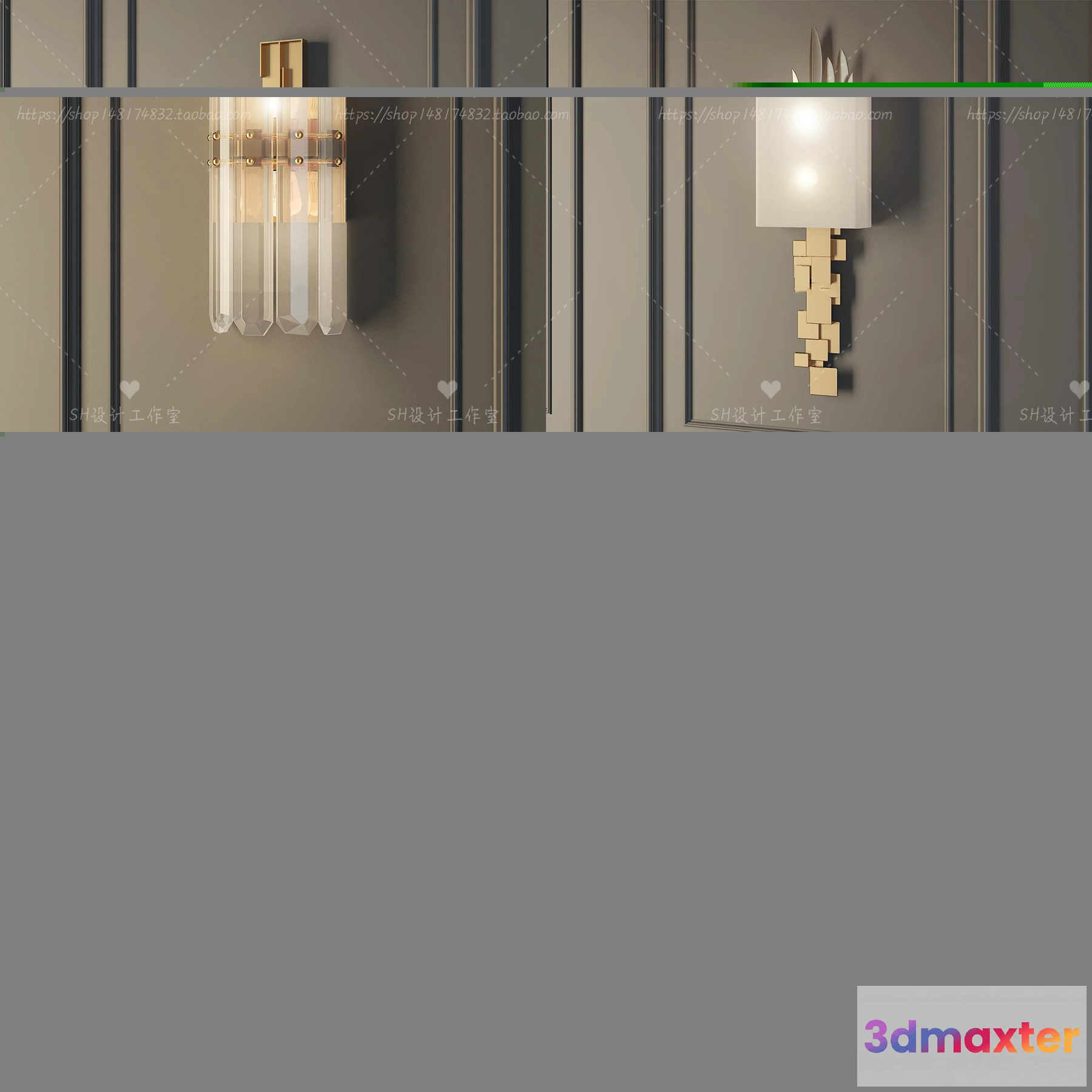 1130386 - Wall Lamp - 3D Models - 2328