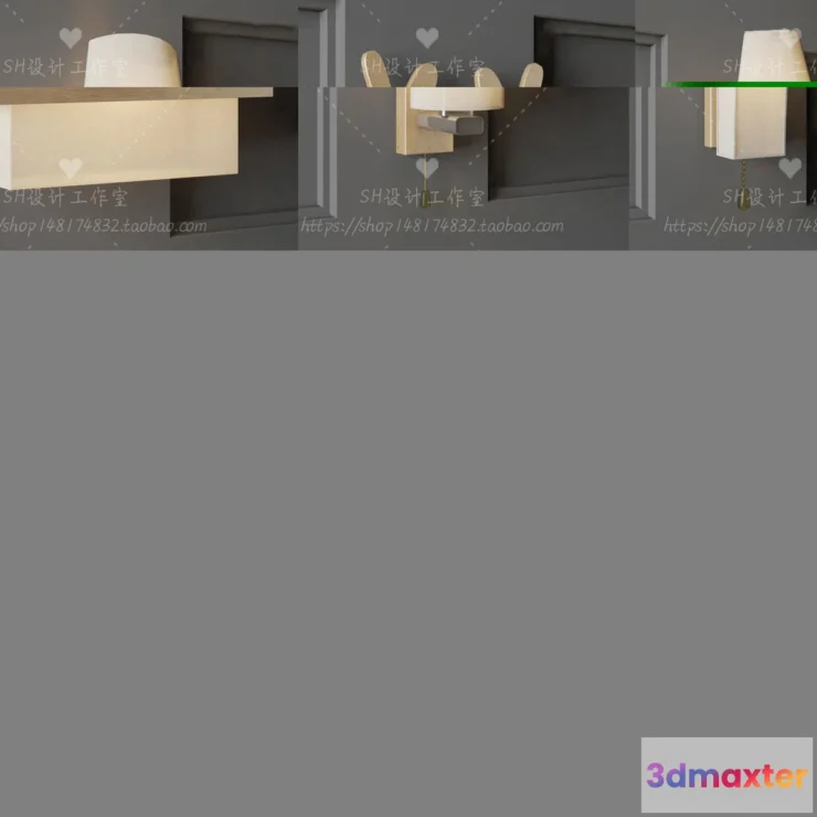 1130390 - Wall Lamp - 3D Models - 2330