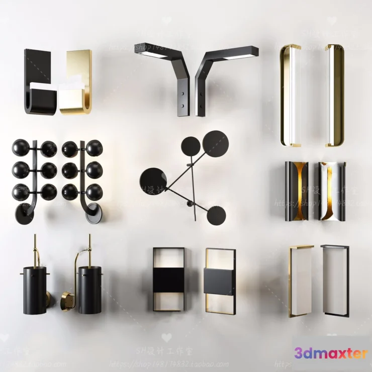 1130392 - Wall Lamp - 3D Models - 2331