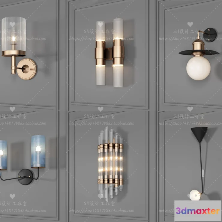 1130394 - Wall Lamp - 3D Models - 2332