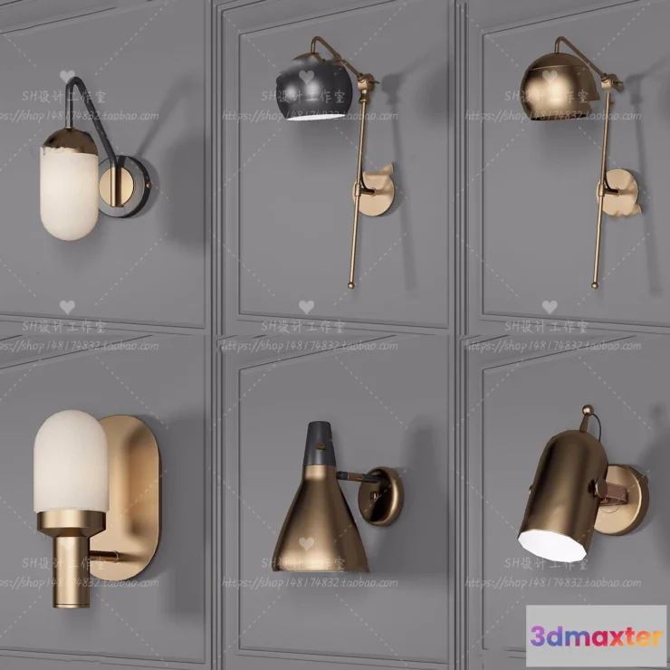 1130400 - Wall Lamp - 3D Models - 2335