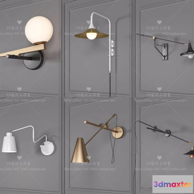 1130402 - Wall Lamp - 3D Models - 2336