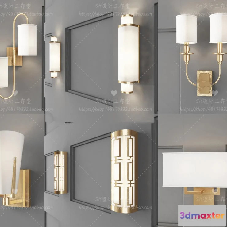 1130404 - Wall Lamp - 3D Models - 2337