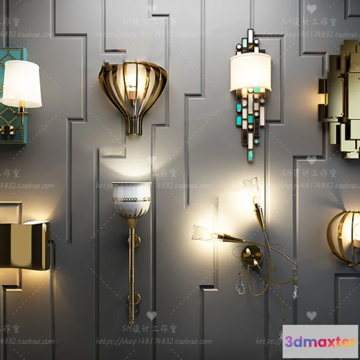 1130414 - Wall Lamp - 3D Models - 2342