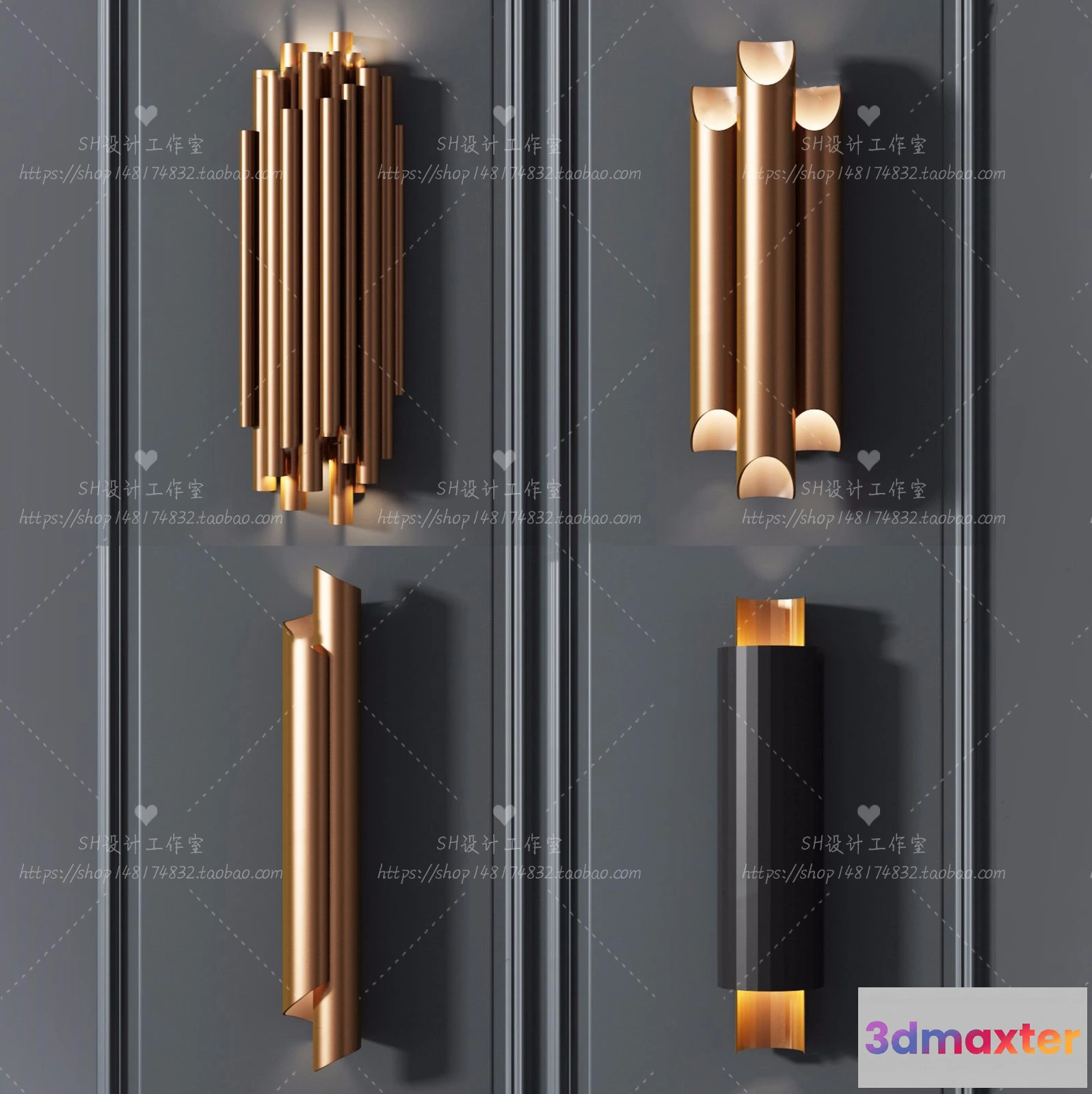 1130424 - Wall Lamp - 3D Models - 2347