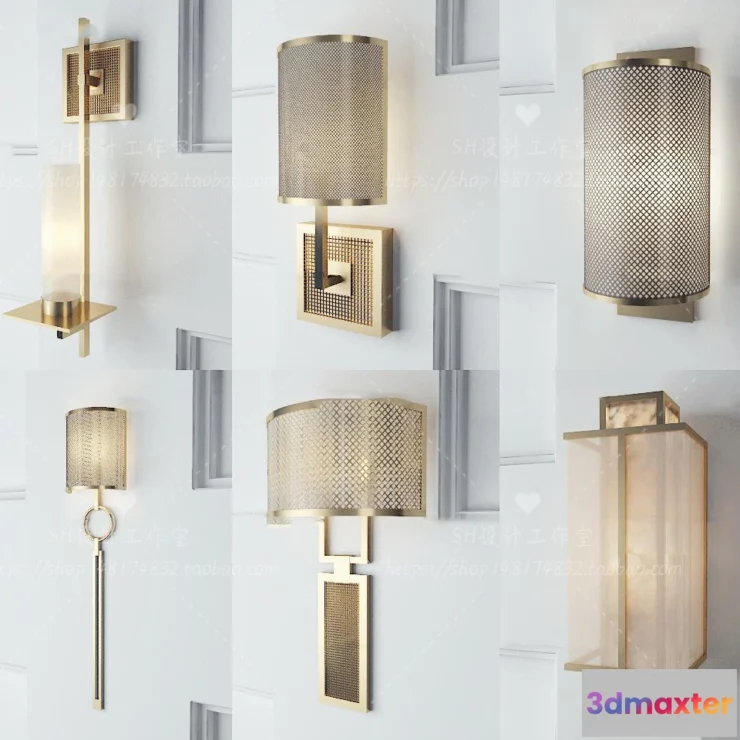 1130426 - Wall Lamp - 3D Models - 2348