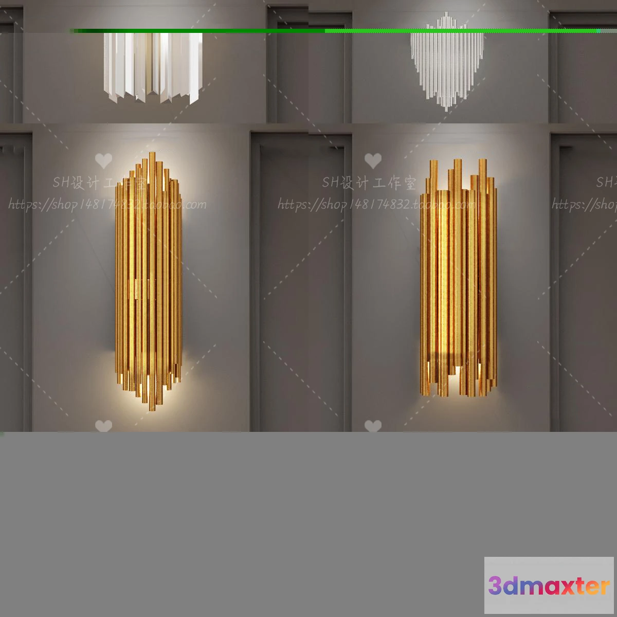 1130430 - Wall Lamp - 3D Models - 2350