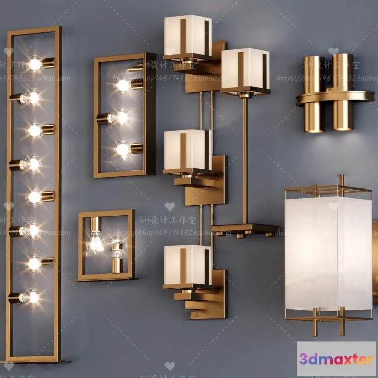 1130434 - Wall Lamp - 3D Models - 2352