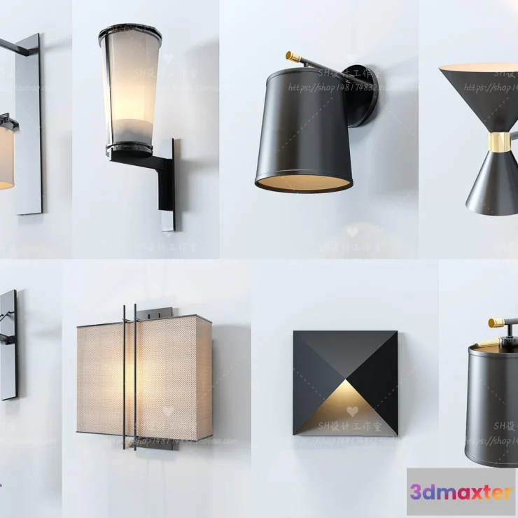 1130442 - Wall Lamp - 3D Models - 2356