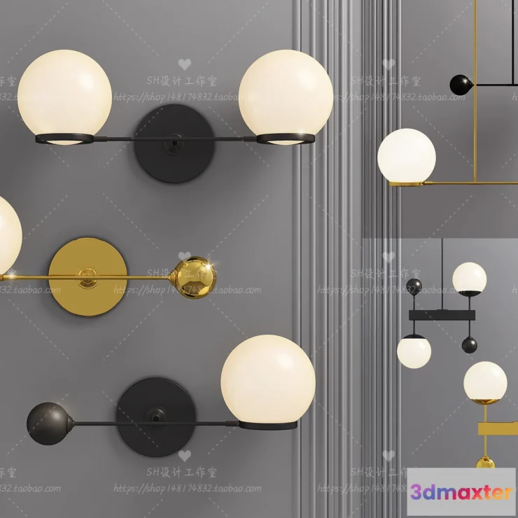 1130446 - Wall Lamp - 3D Models - 2358