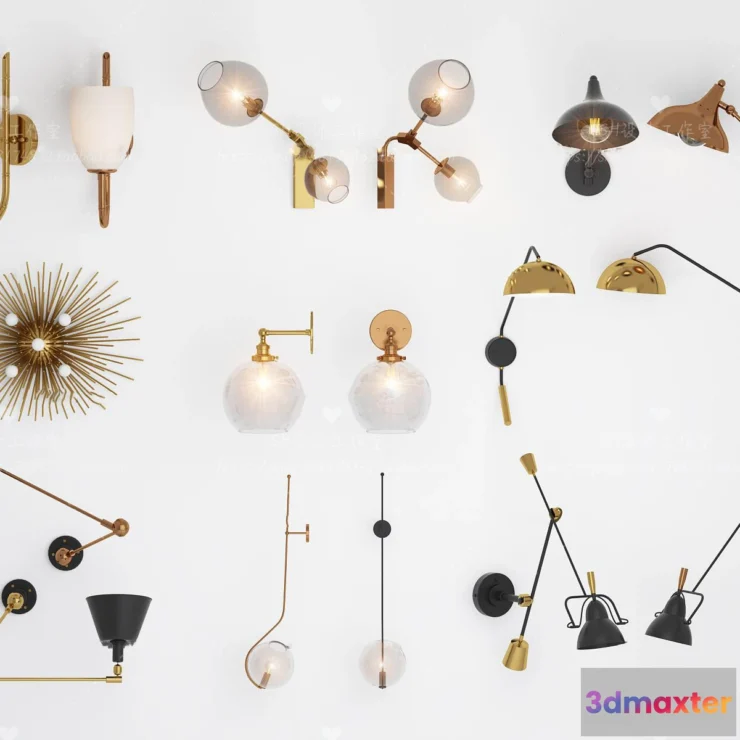 1130458 - Wall Lamp - 3D Models - 2364