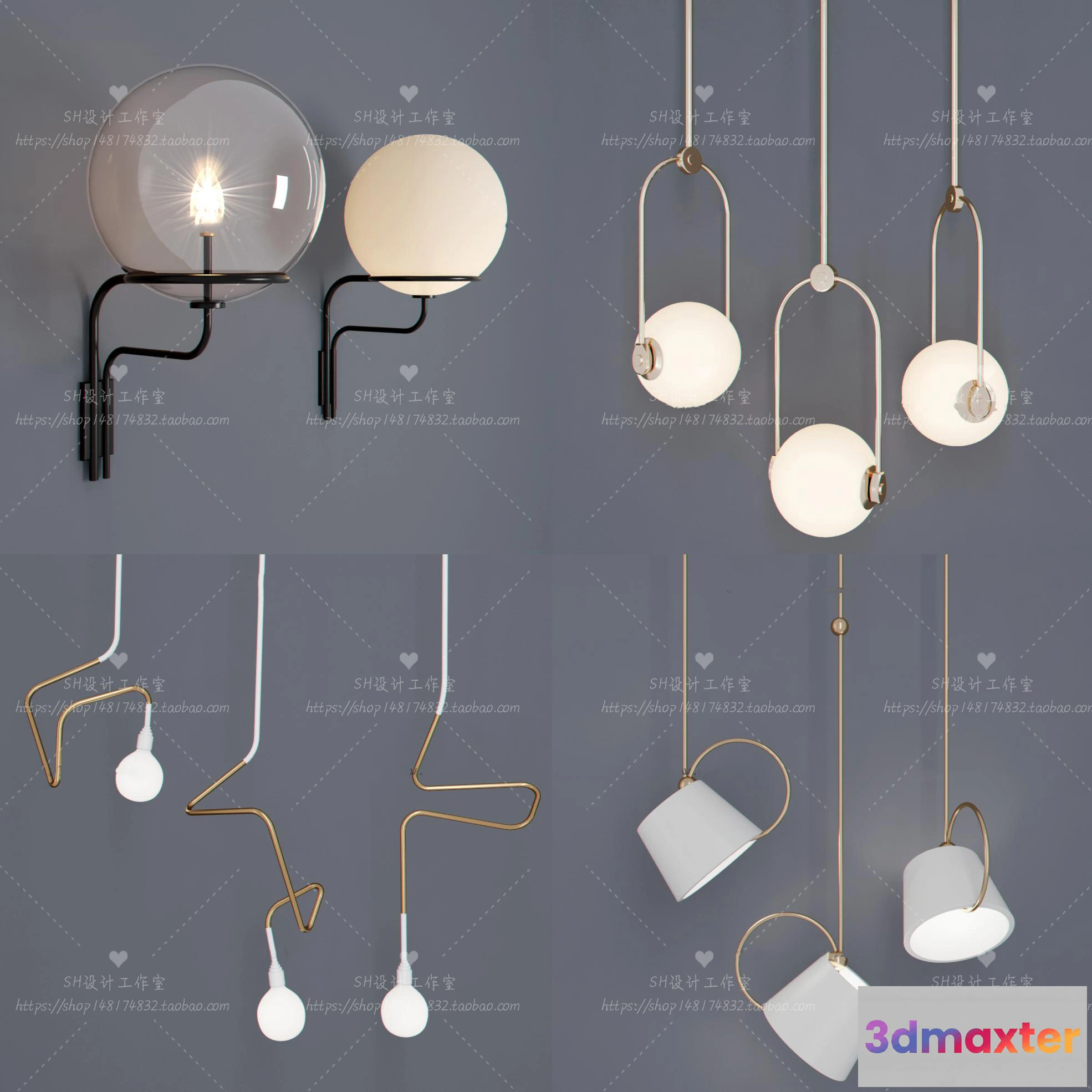 1130460 - Wall Lamp - 3D Models - 2365
