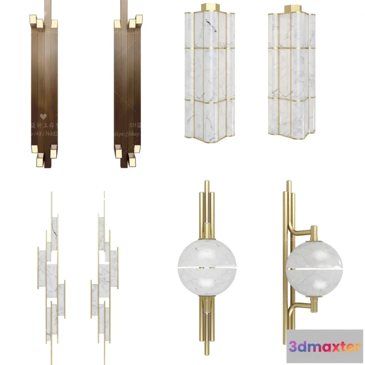 1130472 - Wall Lamp - 3D Models - 2371