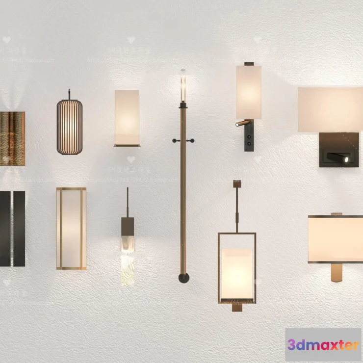 1130486 - Wall Lamp - 3D Models - 2378