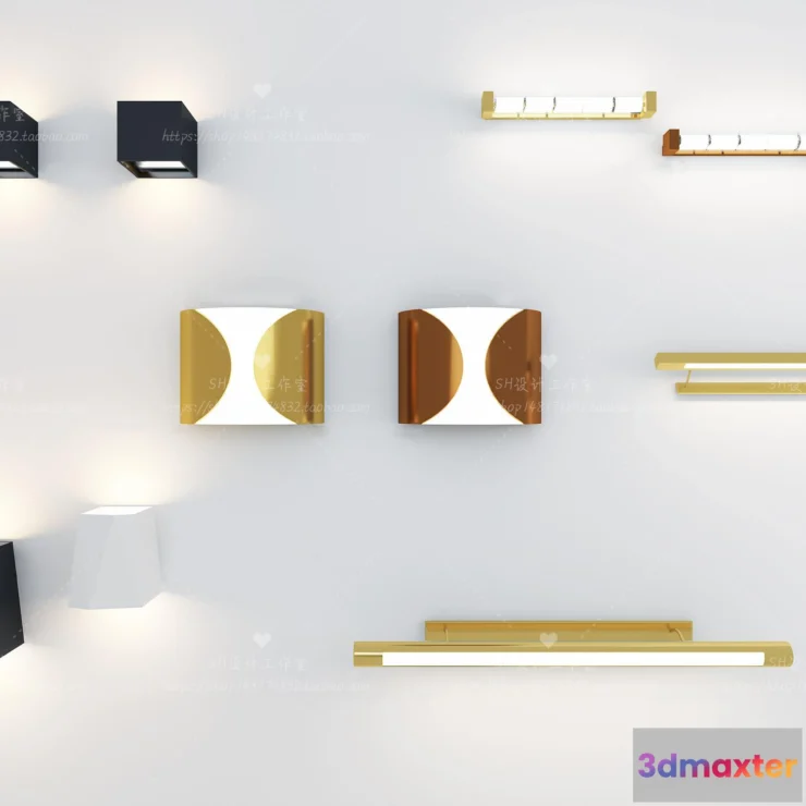 1130488 - Wall Lamp - 3D Models - 2379