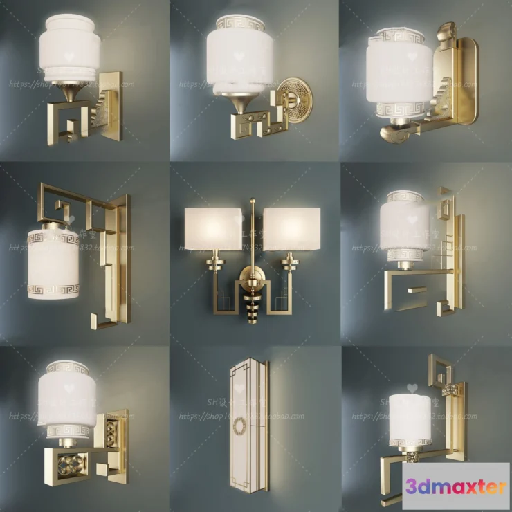 1130494 - Wall Lamp - 3D Models - 2382