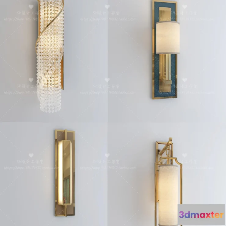 1130498 - Wall Lamp - 3D Models - 2384