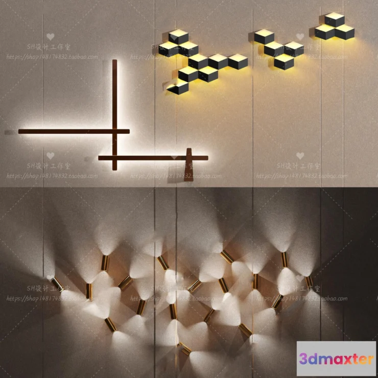 1130500 - Wall Lamp - 3D Models - 2385