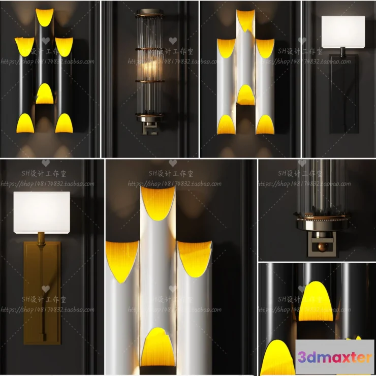 1130506 - Wall Lamp - 3D Models - 2388