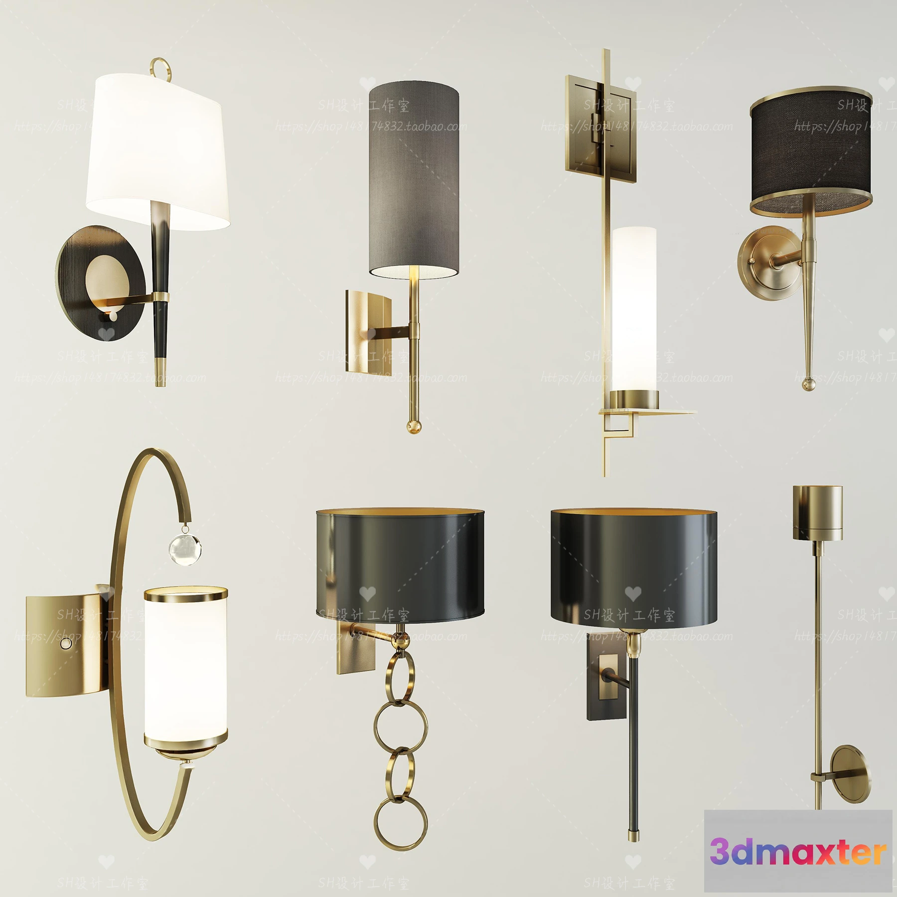 1130510 - Wall Lamp - 3D Models - 2390